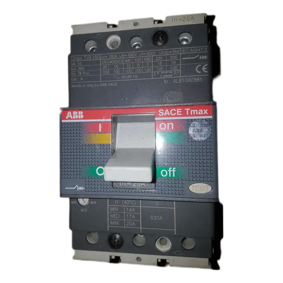 Breaker Abb 3x20 Amp Tmax Industrial Schneider Ge Electrico