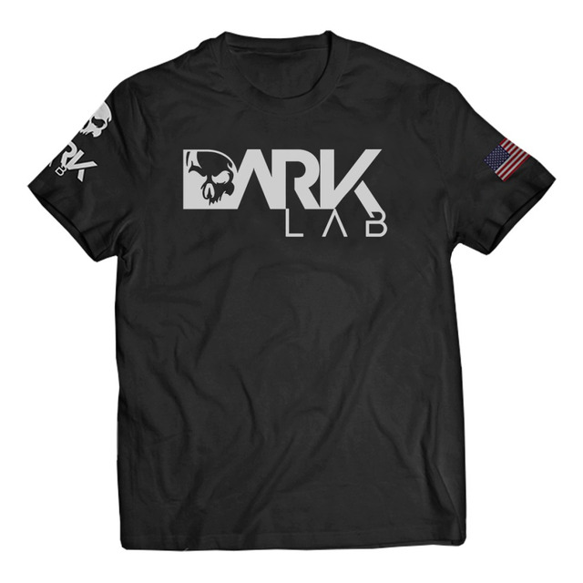 Camiseta Dry-fit Preta Caveira Unisex Dark Lab Camiseta Dry-fit Preta Caveira Unisex Dark Lab