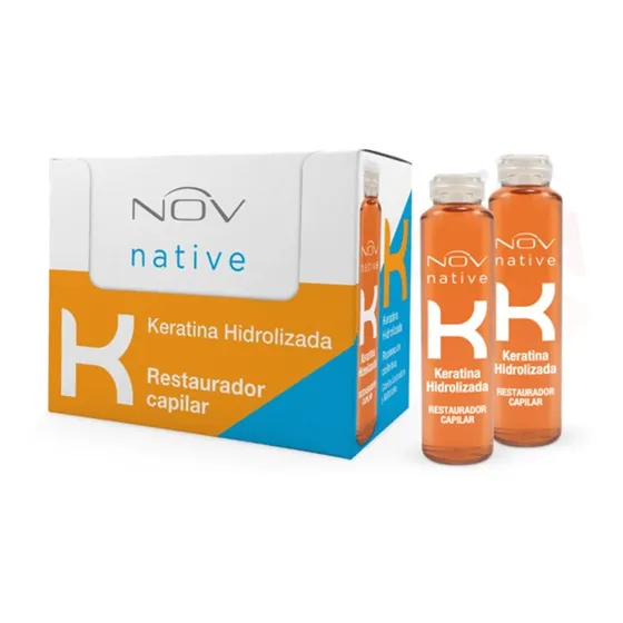 Ampollas Nov Capilar Keratina Hidrolizada Profesional X12