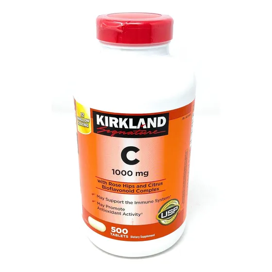 Vitamina C Kirkland 1000mg De Eeuu 500 Caps Sist Inmune