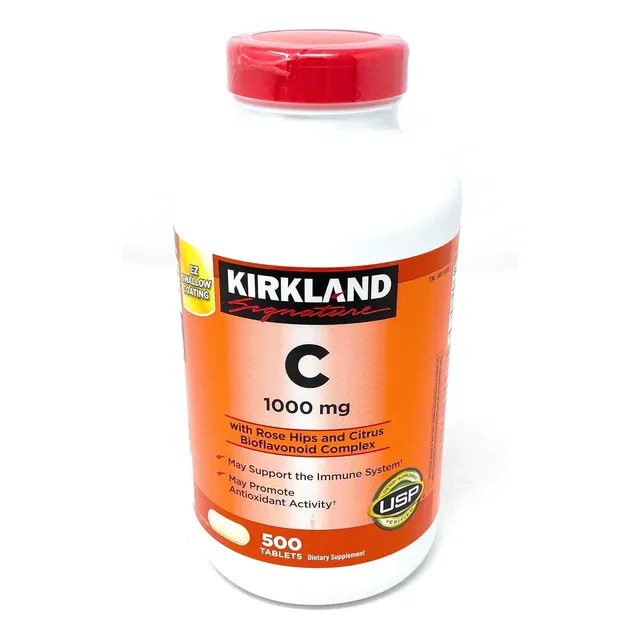 Vitamina C Kirkland 1000mg De Eeuu 500 Caps Sist Inmune
