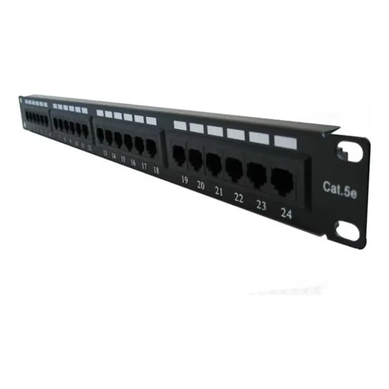 Patch Panel 24 Puertos Cat6 Rackeable Qnet 