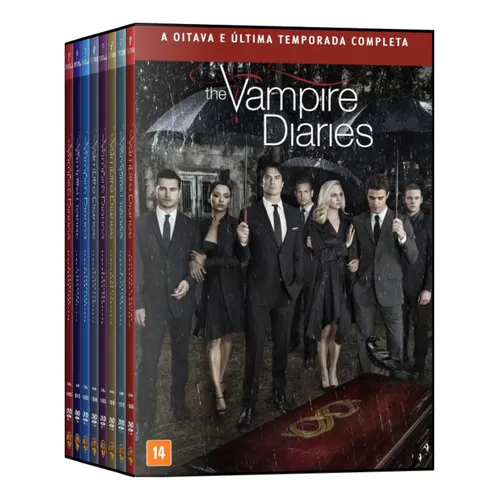 Box The Vampire Diaries 1a Primeira Temporada 5 Dvd (novorig