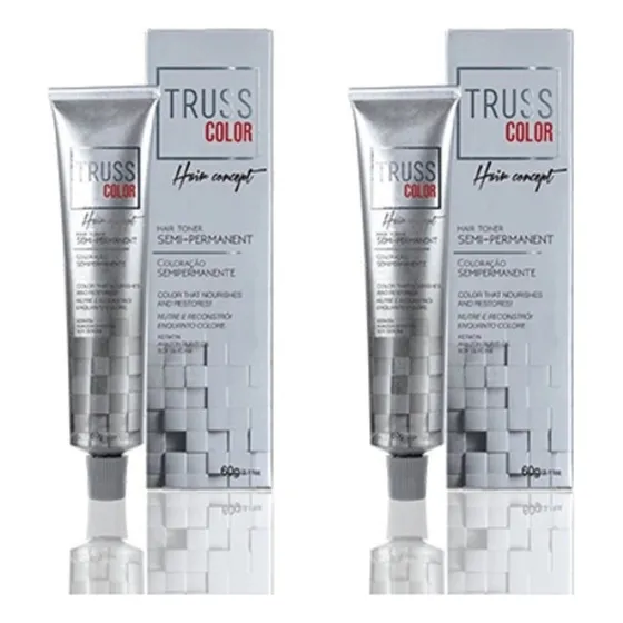 Kit 2 Unid Truss Semi Permanente Color Escolher A Cor 60g