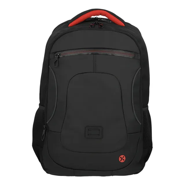 Mochila Xtrem Gamma 4xt Color 35 Lts Portanotebook Premium Color Negro Con Rojo Diseño De La Tela Liso