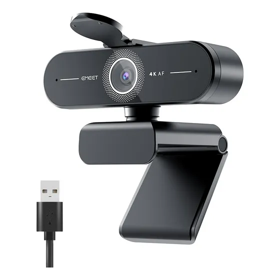 Cámara Web 4k Uhd 8mp Enfoque Automático Con 60fps Y 2mics