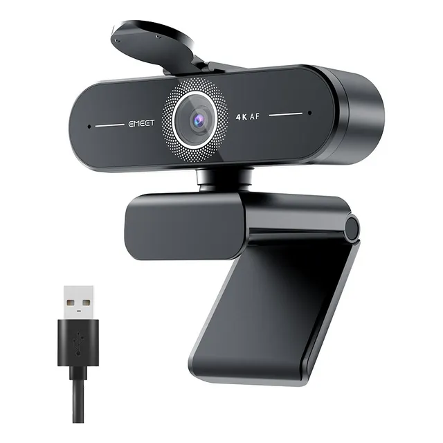 Cámara Web 4k Uhd 8mp Enfoque Automático Con 60fps Y 2mics