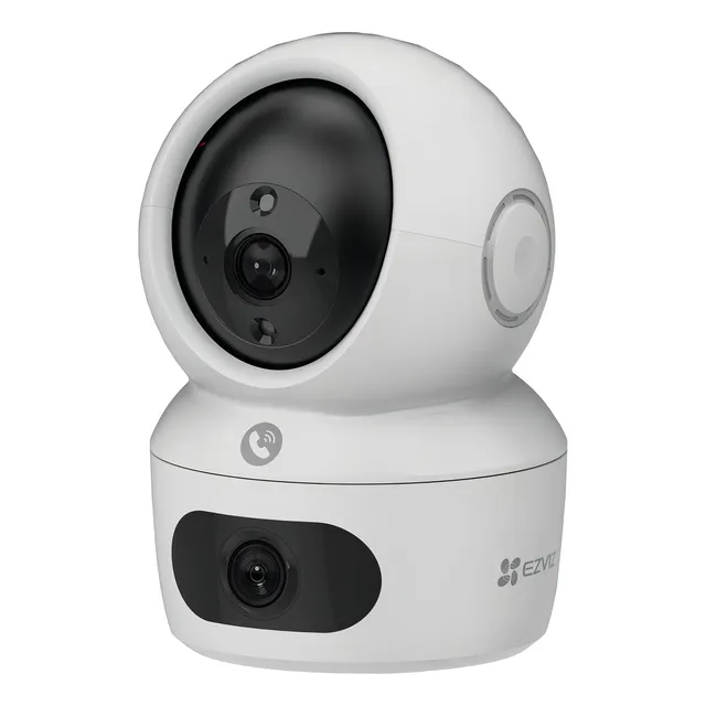 Cámara De Seguridad Wifi Ezviz H7c Lente Doble 2k+2k 360º Color Blanco