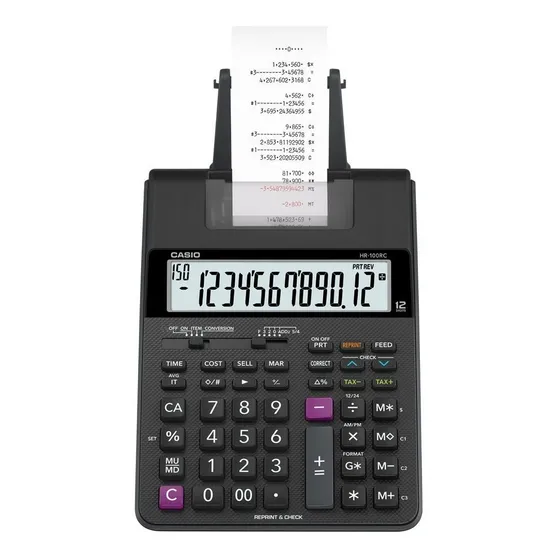 Calculadora Casio Hr-100 De Escritorio