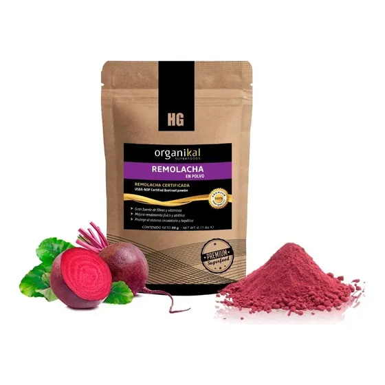 Remolacha En Polvo Organikal Premium Hgl 50gr
