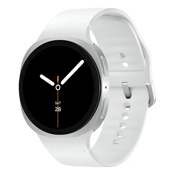 Reloj Inteligente Samsung Galaxy Watch8 44mm Silver Malla Silicona Bluetooth