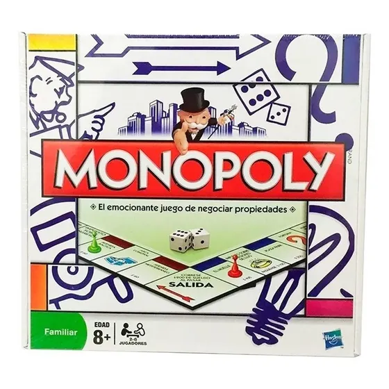 Juego De Mesa Monopoly Popular Familiar Hasbro