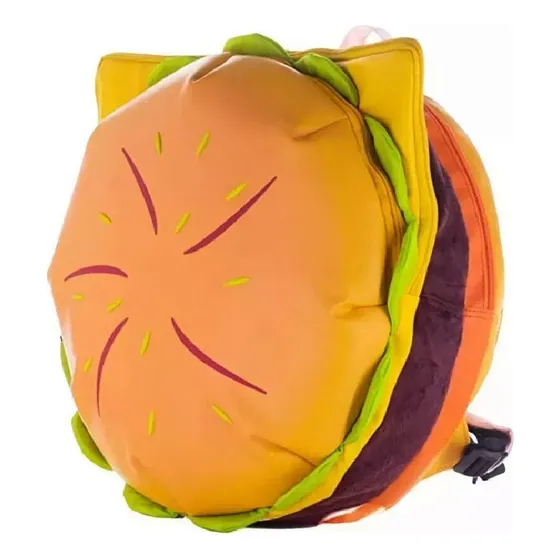 Yo Elegante Mochila Con Hamburguesa Con Queso, Soporte Color Ca