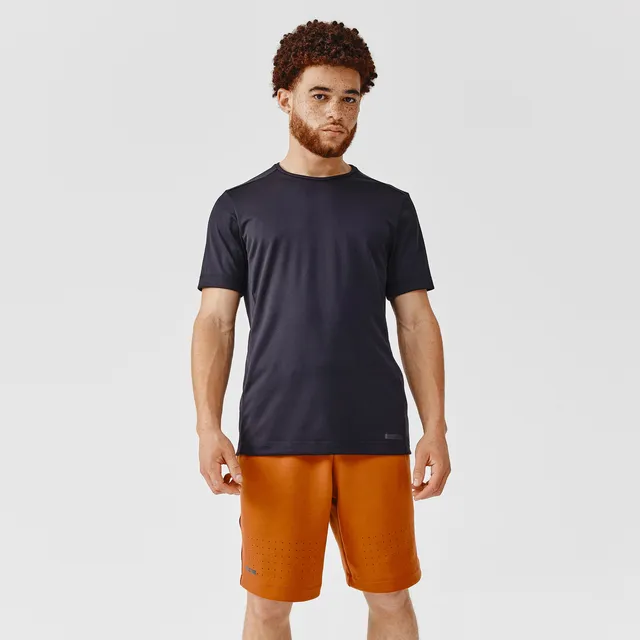 Playera De Running Transpirable Negra Para Hombre Dry Kalenj
