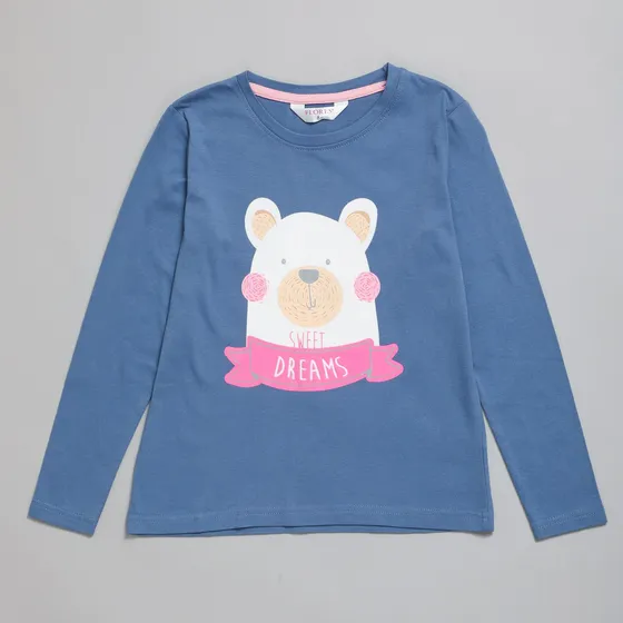 Pijama Dos Piezas Manga Larga Flores Mujer 32950-18