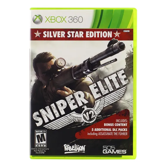 Sniper Elite 2 prateado - Xbox 360