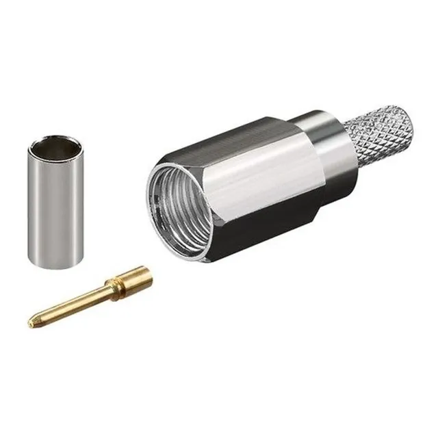Conector Fme Macho Crimp. Rg-58 - Bajo Ruido Iu