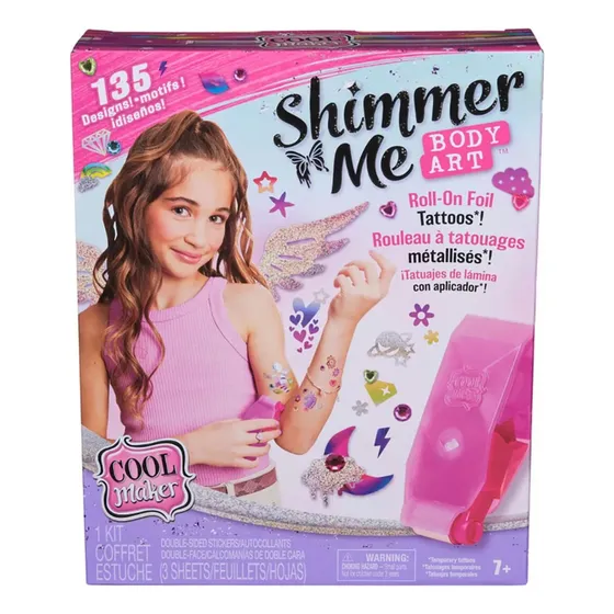 Shimmer Me Set Body Art Aplicador De Tatuajes Cool Maker