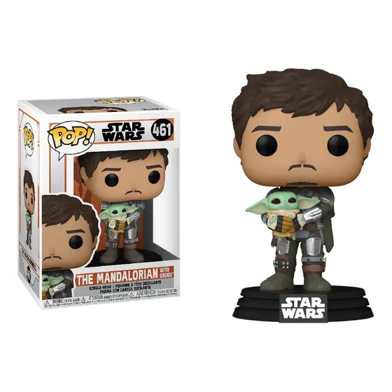 Funko Pop! Star Wars - Mandalorian Unmasked W/grogu #461