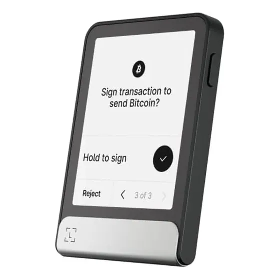 Carteira Digital De Criptomoedas Ledger Flex Touch Grafite