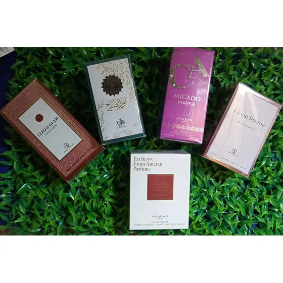 Combo De Perfumes Árabes Originales.excelente Precio. 5 Unid