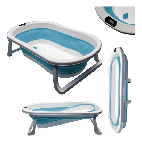 Bañera Plegable Avanti Bubbles Con Termómetro | 25 Lts