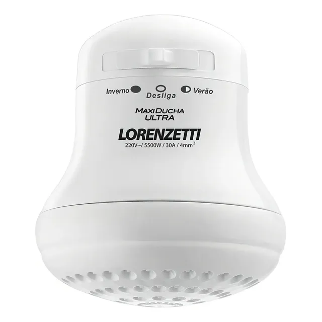 Chuveiro elétrico Maxi Ducha Ultra Lorenzetti 3200W cor Branco