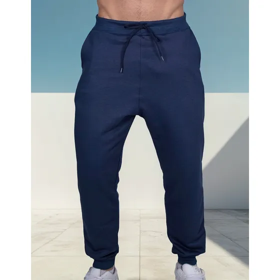 Calça Moletom Slim Jogger Com Bolso Masculino Adulto Básica