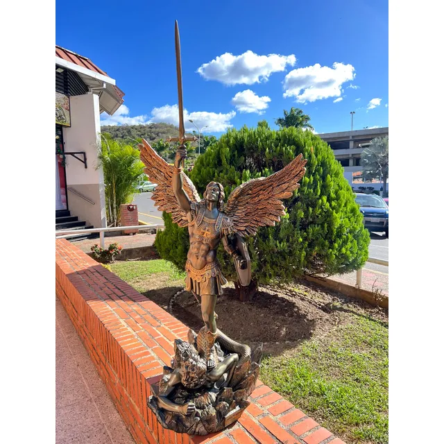 Escultura San Miguel Original De Nelson Bermúdez