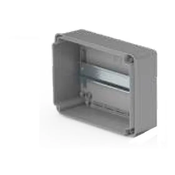 Riel Din 87mm+ Caja Paso Genrod 22111108g 115x115x80mm Ip65