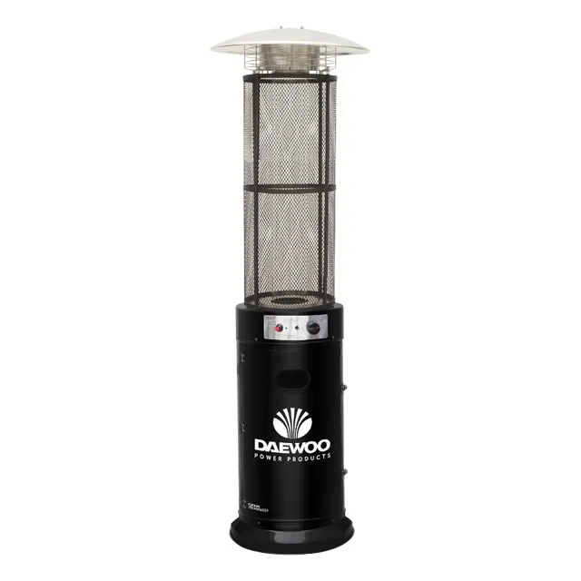 Calefactor Estufa Exterior Patio A Gas Tipo Hongo Cilindrico