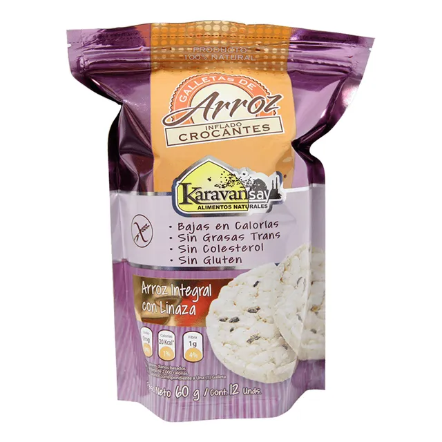 Galleta De Arroz Karavanzay Arroz Linaza X 60g