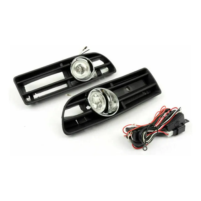 Parrilla Parachoques Con Luz Antiniebla P/ Vw Jetta Bora Mk4