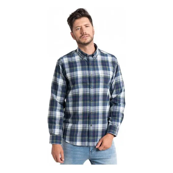 Camisa Hombre Potros Alcalá Azul