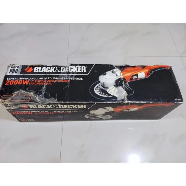 Esmeril  Black & Decker Angular 7pLG 16a 2000w Profesional