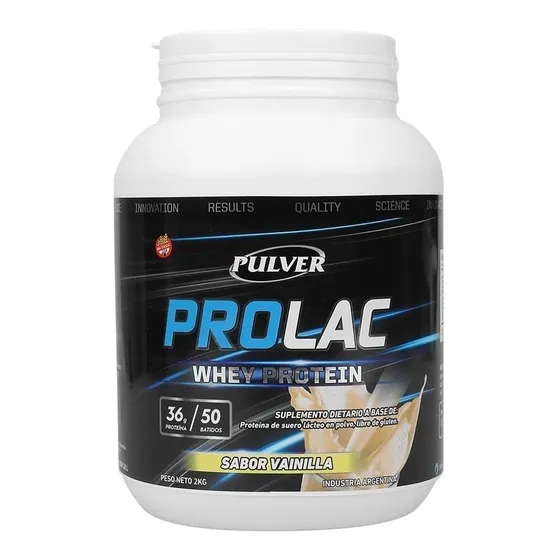 Prolac Whey Protein 2 Kg Pulver Proteína Concentrada Sin Tacc