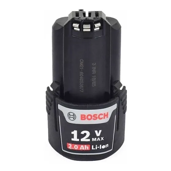 Bosch Batería Gba 12v Max 2.0ah Original Y Nueva!