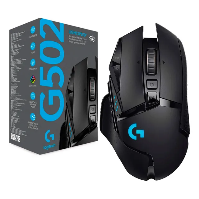Mouse Logitech G502 Ligthspeed Wireless Black (910-005565)