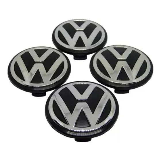 Kit X 4 Tapas Para Centro De Llanta Vw Gol Fox Suram Bora
