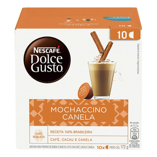 Café Em Cåpsula Mochaccino Canela Dolce Gusto 10 Unidades 172g Nescafé Café Em Cåpsula Mochaccino Canela Dolce Gusto 10 Unidades 172g Nescafé
