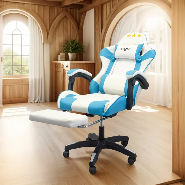 Silla Ergonómica Pc Gamer Escritorio Apoya Pies Pc Ps4 Xbox 