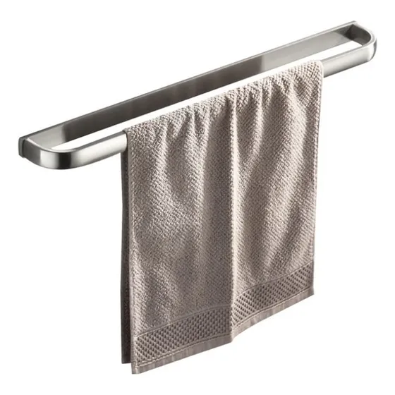 Toallero Doble Barra Resistente Al Agua Colgador Estante