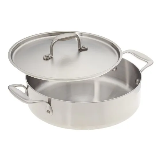 Kitchen Cacerola Acero Inoxidable Tr Capa Alta Calidad Tapa