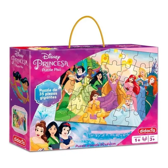 Puzzle De Piso Princesas Gigante 410/15- Giro Didáctico