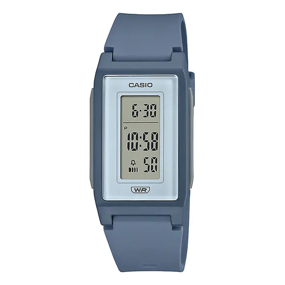 Reloj Mujer Casio Lf-10wh-2df Core Ladies Color De La Correa Gris Color Del Bisel Gris Color Del Fondo Gris