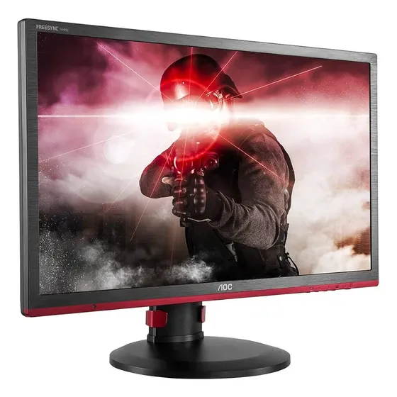 Monitor Aoc G2460pf 24  Gamer Led Preto 144hz
