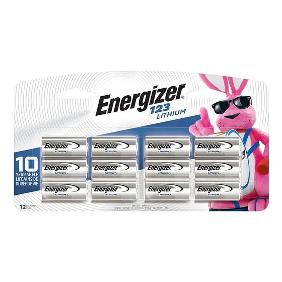 Pila Batería Cr123 A Dl123 El123 Cr17345 Energizer X 12 Unid