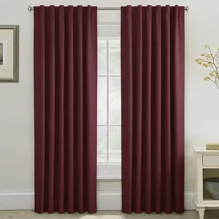 Cortina Blackout Textil 2 Paños 1,40 X 2,20 Presilla Oculta