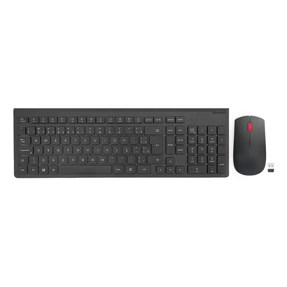 Combo Teclado E Mouse Sem Fio 1600dpi Lenovo Gen2 Abnt2 Ç