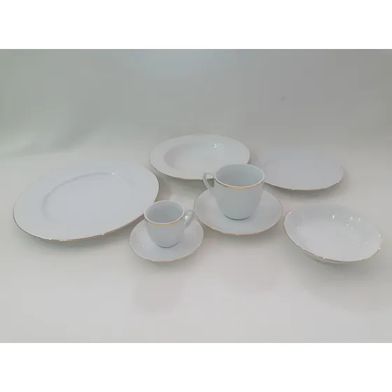 Juego Vajilla Individual Porcelana Checa Thun 1794 Bohemia